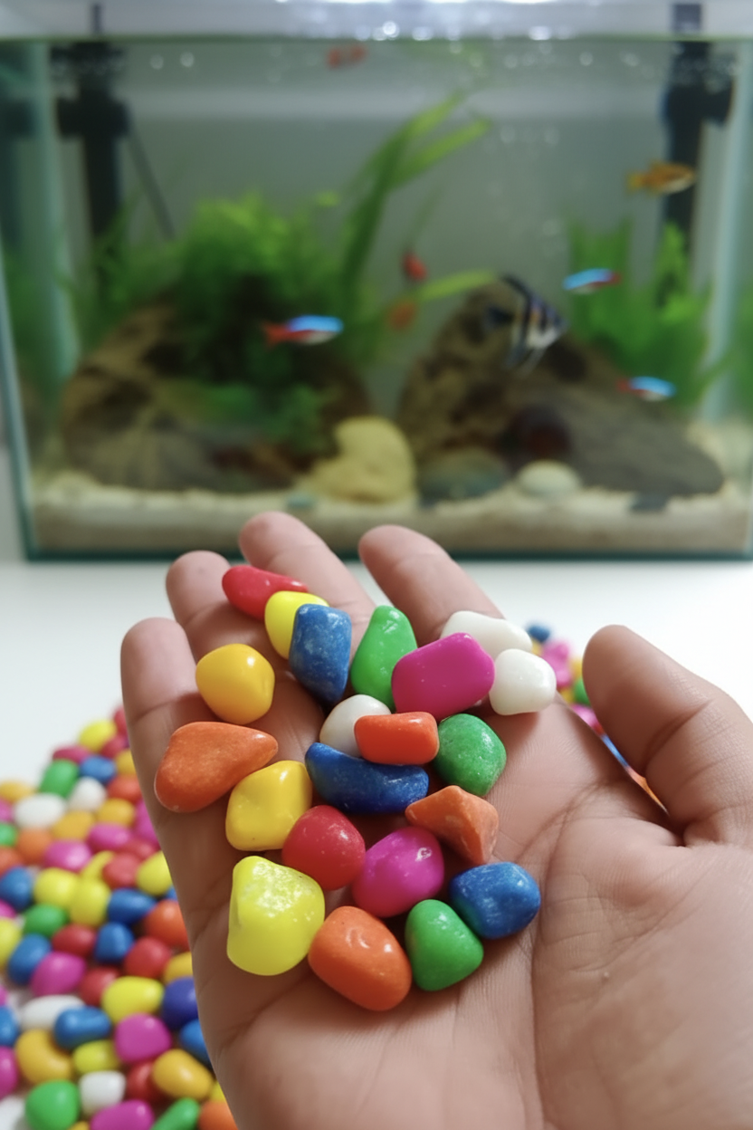 Multi-Coloured Pebbles