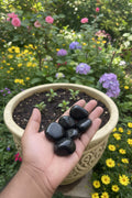 Black Polished Pebbles