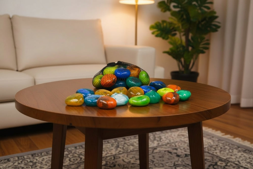 Tiger Glass Pebbles