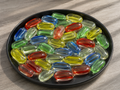Capsule Glass Pebbles