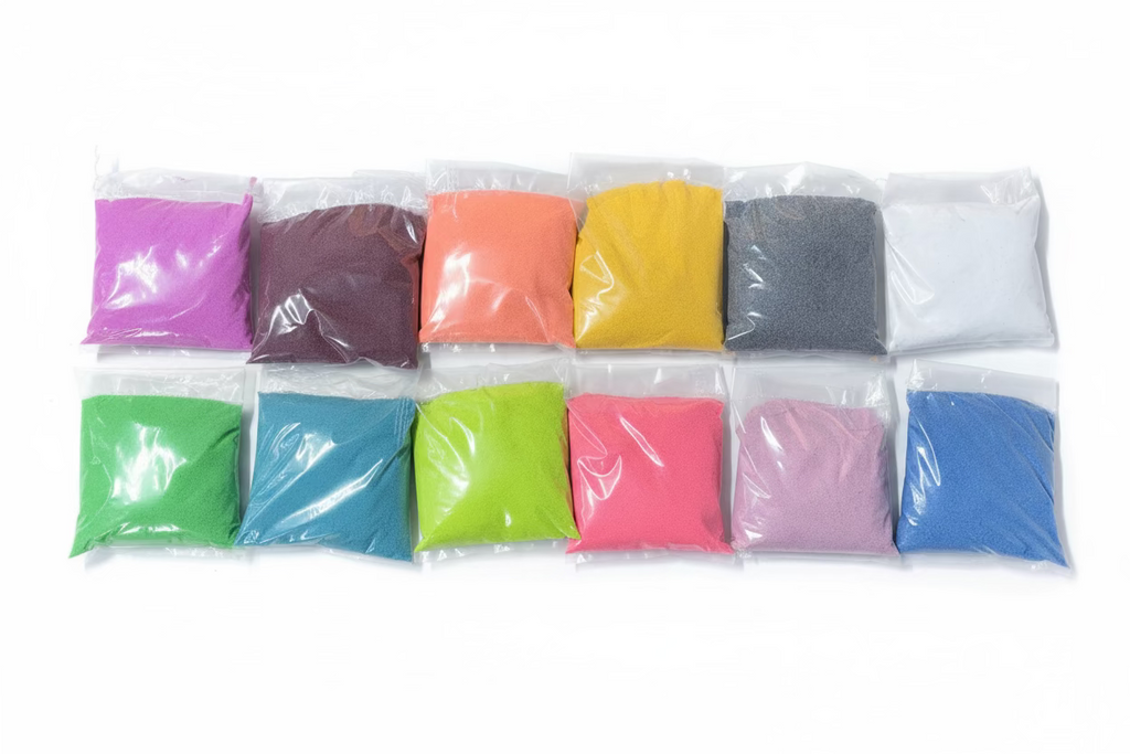 coloured sand